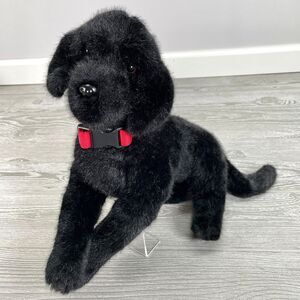 DITZ Designs Best Friend Puppy Dog Realistic Black Labrador Retriever Plush NEW